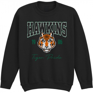 Stranger Things - High School Hawkins Uni Bl Sweatshirt in the group MERCHANDISE / Hoodies / Kommande /  at Bengans Skivbutik AB (5649177r)