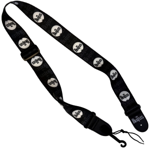 The Beatles - Drop T Drum Bl Guitar Strap in the group MERCHANDISE / Merch / Nyheter / Pop-Rock at Bengans Skivbutik AB (5649184)