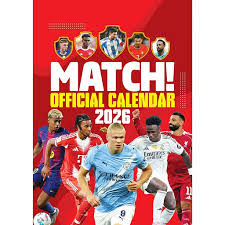 Match! Football (Magazine) - 2026 A3 Calendar in the group MERCHANDISE / Kalender / Sport at Bengans Skivbutik AB (5649948)