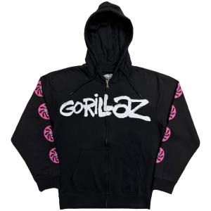 Gorillaz - Repeat Pazuzu Uni Char Zip Hoodie in the group MERCHANDISE / Hoodies / Nyheter / Pop-Rock at Bengans Skivbutik AB (5650171r)