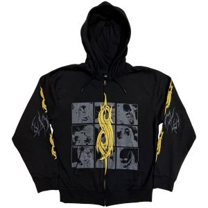 Slipknot - The End So Far Tribal-S Band Uni Bl Zip Hoodie in the group MERCHANDISE / Hoodies / Nyheter / Hårdrock at Bengans Skivbutik AB (5650173r)