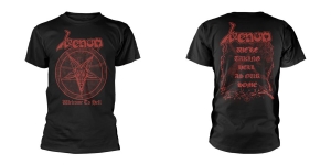 Venom - T/S Welcome To Hell (Red) (M) in the group MERCHANDISE / T-shirt / Kommande / Hårdrock at Bengans Skivbutik AB (5650466)