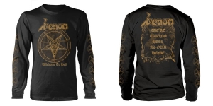 Venom - L/S Welcome To Hell (M) in the group MERCHANDISE / T-shirt / Kommande / Hårdrock at Bengans Skivbutik AB (5650471)
