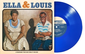 Ella Fitzgerald And Louis Armstrong - Ella & Louis (Blue Vinyl Lp) in the group VINYL / Upcoming releases / Jazz at Bengans Skivbutik AB (5650846)