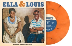 Ella Fitzgerald And Louis Armstrong - Ella & Louis (Orange Marbled Vinyl in the group VINYL / Upcoming releases / Jazz at Bengans Skivbutik AB (5650847)