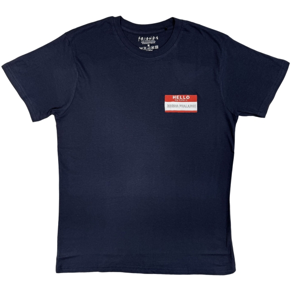 Friends - Regina Hello Uni Navy T-Shirt in the group MERCHANDISE / T-shirt / TV series at Bengans Skivbutik AB (5651267r)