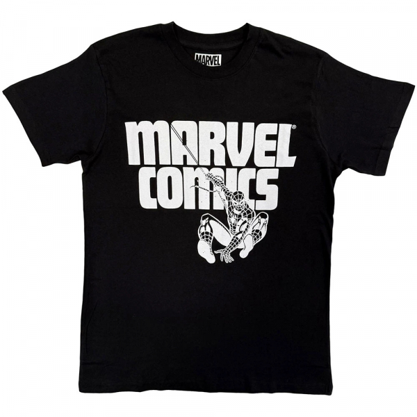 Marvel - Spider-Man Marvel Comics Uni Bl T-Shirt in the group MERCH / Clothing / T-shirts at Bengans Skivbutik AB (5651283r)