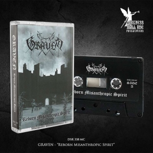 Graven - Reborn Misanthropic Spirit (Mc) in the group OUR PICKS / Friday Releases / 2026-01-09 at Bengans Skivbutik AB (5652336)