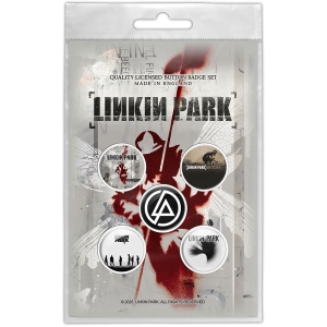Linkin Park - Hybrid Theory Button Badge Pack in the group MERCHANDISE / Merch / Hårdrock at Bengans Skivbutik AB (5653095)
