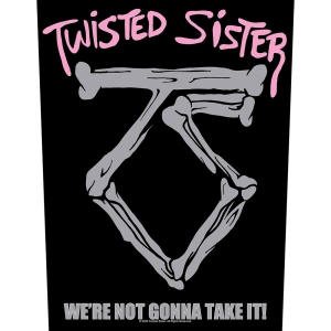 Twisted Sister - We're Not Gonna Take It Back Patch in the group MERCHANDISE / Patch / Heavy Metal at Bengans Skivbutik AB (5653106)