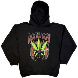 Death Row - Leaf Uni Bl Hoodie in the group MERCHANDISE / Hoodies / Hip Hop-Rap at Bengans Skivbutik AB (5653201r)