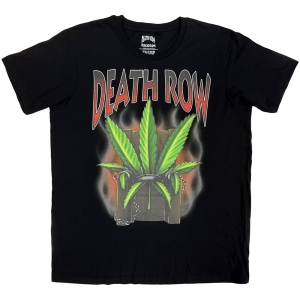 Death Row - Leaf Uni Bl T-Shirt in the group MERCHANDISE / T-shirt / Hip Hop-Rap at Bengans Skivbutik AB (5653202r)