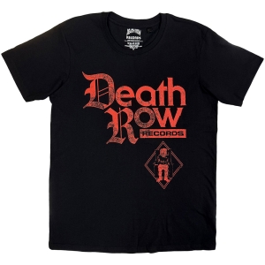 Death Row - Red Logo Uni Bl T-Shirt in the group MERCHANDISE / T-shirt / Hip Hop-Rap at Bengans Skivbutik AB (5653204r)