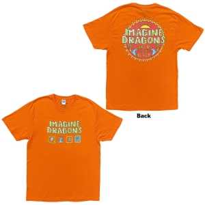 Imagine Dragons - Take Me To The Beach Uni Orange T-Shirt in the group MERCHANDISE / T-shirt / Pop-Rock at Bengans Skivbutik AB (5653208r)
