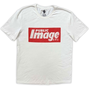 Public Image Limited (Pil) - News Logo Uni Wht T-Shirt in the group MERCHANDISE / T-shirt / Punk at Bengans Skivbutik AB (5653211r)