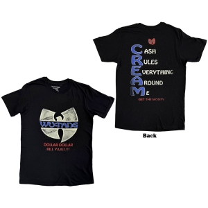 Wu Tang - C.R.E.A.M. Uni Bl T-Shirt in the group MERCHANDISE / T-shirt / Hip Hop-Rap at Bengans Skivbutik AB (5653224r)