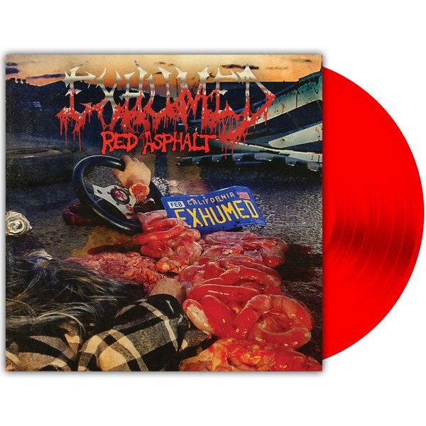 Exhumed - Red Asphalt (Blood Red Vinyl LP) in the group VINYL / Hårdrock at Bengans Skivbutik AB (5653870)