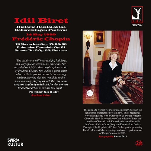Idil Biret - At Schwetzingen Festival, 14 May 19 in the group VINYL / Klassiskt at Bengans Skivbutik AB (5653958)