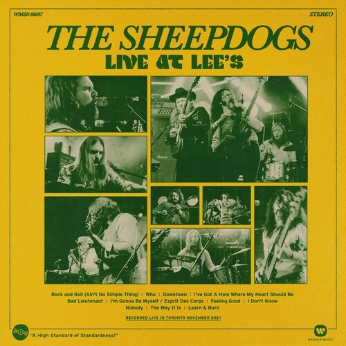 Sheepdogs The - Live At Lee's in the group CD / Pop-Rock at Bengans Skivbutik AB (5653988)