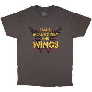 Paul Mccartney - Wings Over America 76 Uni Char T-Shirt in the group MERCHANDISE / T-shirt / Nyheter / Pop-Rock at Bengans Skivbutik AB (5654720)