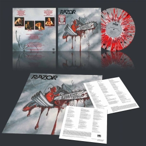 Razor - Violent Restitution (Splatter Vinyl in the group VINYL / Upcoming releases / Hårdrock at Bengans Skivbutik AB (5655645)