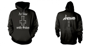 Venom - Hood - At War With Satan (Xxxl) Whi in the group MERCHANDISE / Hoodies / Kommande / Hårdrock at Bengans Skivbutik AB (5656164)