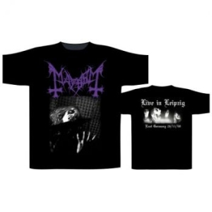 Mayhem - T/S Live In Lepizig (M) in the group MERCHANDISE / T-shirt / Kommande / Hårdrock at Bengans Skivbutik AB (5656589)