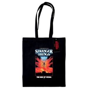 Stranger Things - (Rise Of Vecna) Black Tote Bag in the group MERCHANDISE / Merch / TV-serie at Bengans Skivbutik AB (5656657)
