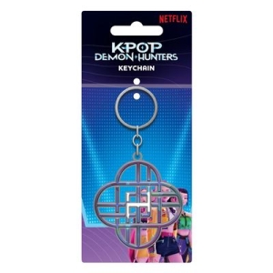 K-Pop Demon Hunters - (Huntrix Logo) Metal Keychain in the group MERCHANDISE / Keyring / TV series at Bengans Skivbutik AB (5656658)