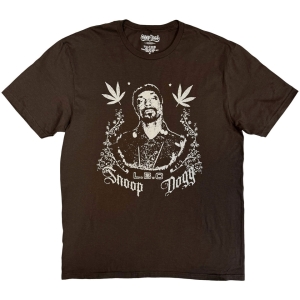 Snoop Dogg - L.B.C. Uni Brown T-Shirt in the group MERCHANDISE / T-shirt / Nyheter / Hip Hop-Rap at Bengans Skivbutik AB (5657659r)