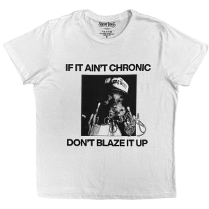 Snoop Dogg - Chronic Signature Uni Wht T-Shirt in the group MERCHANDISE / T-shirt / Nyheter / Hip Hop-Rap at Bengans Skivbutik AB (5657661r)