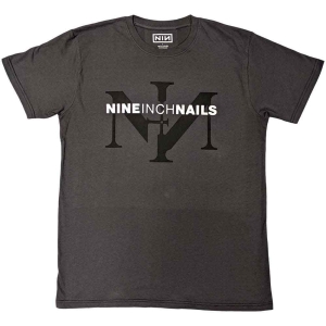 Nine Inch Nails - Icon & Logo Uni Char T-Shirt in the group MERCHANDISE / T-shirt / Nyheter / Pop-Rock at Bengans Skivbutik AB (5657851r)