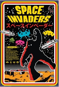 Game Poster - Space Invaders - Japanese (91,5 X 61 Cm) in the group MERCH at Bengans Skivbutik AB (5658068)