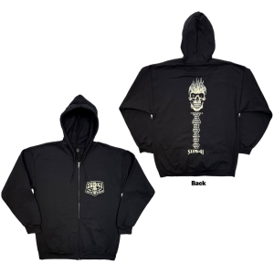 Sum 41 - Tour 24 Pt.2 Pocket Logo & Skull Uni Bl Zip Hoodie in the group MERCHANDISE / Hoodies / Kommande /  at Bengans Skivbutik AB (5658981r)