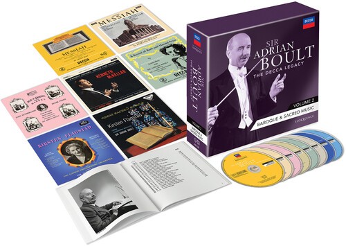 Sir Adrian Boult - Decca Legacy, Vol. 2 - Baroque & Sa in the group CD / Klassiskt at Bengans Skivbutik AB (5658995)