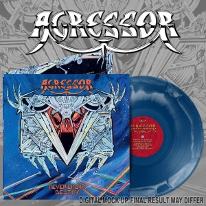 Agressor - Neverending Destiny (Swirl Vinyl Lp in the group VINYL / Upcoming releases / Hårdrock at Bengans Skivbutik AB (5660108)