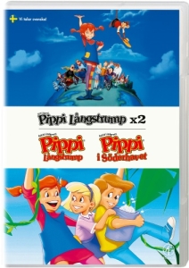 Movie - Pippi Långstrump X 2 (Animerad, Svenska) in the group Movies / Film DVD / Animation at Bengans Skivbutik AB (5660450)