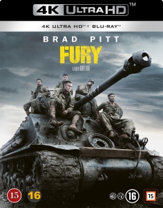 Movie - Fury (4K+Bd) Bnl+Nc in the group Movies / Film UHD-4K / Action at Bengans Skivbutik AB (5661148)