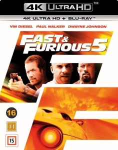 Movie - Fast & Furious 5 (Uhd+Bd) Uhd S-T in the group Movies / Film UHD-4K / Action at Bengans Skivbutik AB (5661241)