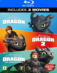 Movie - How To Train Your Dragon 1-3 Box Bd S-T in the group Movies / Film Blu-ray / Animation at Bengans Skivbutik AB (5661244)