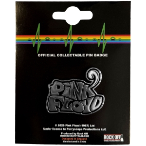 Pink Floyd - Swirl Logo Pin Badge in the group MERCHANDISE / Pin-Button Badge / Pop-Rock at Bengans Skivbutik AB (5663220)