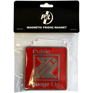 Pil - New Logo Red Magnet in the group MERCHANDISE / Magnet / Pop-Rock at Bengans Skivbutik AB (5663224)