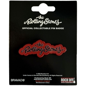 The Rolling Stones - Script Logo Pin Badge in the group MERCHANDISE / Pin-Button Badge / Pop-Rock at Bengans Skivbutik AB (5663239)