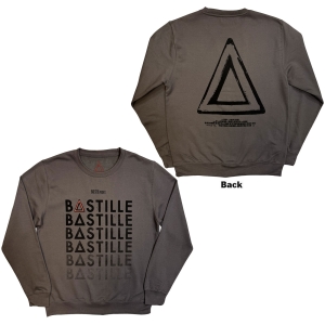 Bastille - Repeat Logo Uni Char Sweatshirt in the group MERCHANDISE / Sweatshirt /  /  at Bengans Skivbutik AB (5663330r)