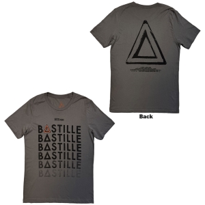 Bastille - Repeat Logo Uni Char T-Shirt in the group MERCHANDISE / T-shirt / Nyheter / Pop-Rock at Bengans Skivbutik AB (5663331r)