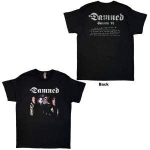 Damned - Damned Photo Eu Tour Summer 24 Uni Bl T-Shirt in the group MERCHANDISE / T-shirt / Nyheter / Punk at Bengans Skivbutik AB (5663336r)