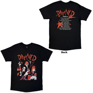 Damned - Damned Cartoon Eu Tour Summer 25 Uni Bl T-Shirt in the group MERCHANDISE / T-shirt / Nyheter / Punk at Bengans Skivbutik AB (5663339r)