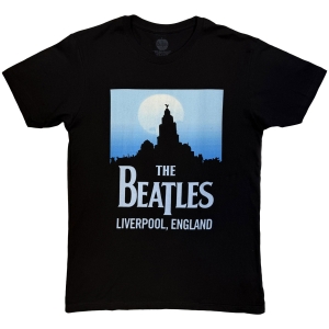 The Beatles - Liverpool, England Uni Bl T-Shirt in the group MERCHANDISE / T-shirt / Nyheter / Pop-Rock at Bengans Skivbutik AB (5663595r)