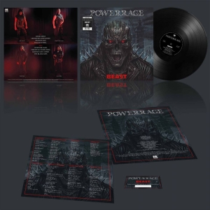 Powererage - Beast (Black Vinyl Lp) in the group VINYL / Upcoming releases / Hårdrock at Bengans Skivbutik AB (5663767)