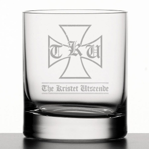 Kristet Utseende - Whiskey Glas Tku Logo in the group MERCHANDISE / Accessoarer / Heavy Metal at Bengans Skivbutik AB (5663878)